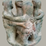 Statue of Friends hugging